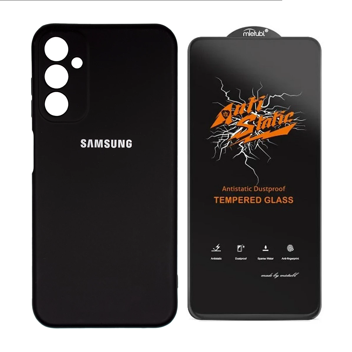 کاور گوشی سامسونگ Galaxy S23 FE مدل سیلیکونی به همراه گلس میتوبل مدل Anti Static کاور گوشی سامسونگ Galaxy S23 FE مدل سیلیکونی به همراه گلس میتوبل مدل Anti Static