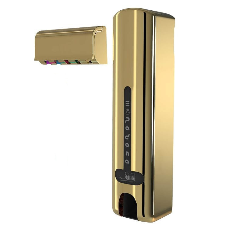 دستگاه خمیردندان اسپادانا کد 678 به همراه جا مسواکی دستگاه خمیردندان اسپادانا کد 678 به همراه جا مسواکی