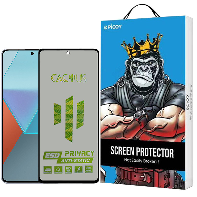 محافظ صفحه نمایش حریم شخصی اپیکوی مدل Cactus-ESD-Privacy مناسب برای گوشی موبایل شیائومی  Redmi Note 13 Pro 4G/5G /Note 13 4G/5G /Note 13R Pro محافظ صفحه نمایش حریم شخصی اپیکوی مدل Cactus-ESD-Privacy مناسب برای گوشی موبایل شیائومی  Redmi Note 13 Pro 4G/5G /Note 13 4G/5G /Note 13R Pro