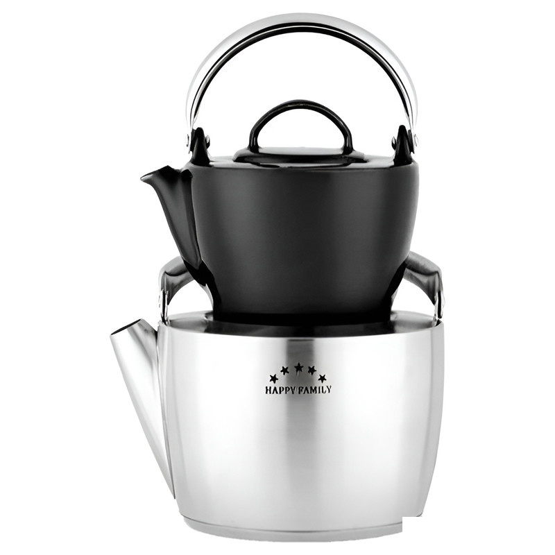 ست کتری و قوری هپی فمیلی مدل MAT گنجایش کتری 2.5 لیتر گنجایش قوری 1 لیتر ست کتری و قوری هپی فمیلی مدل MAT گنجایش کتری 2.5 لیتر گنجایش قوری 1 لیتر