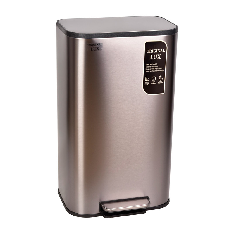 سطل زباله پدالی اورجینال مدل MAT کد 6030 گنجایش 30 لیتر