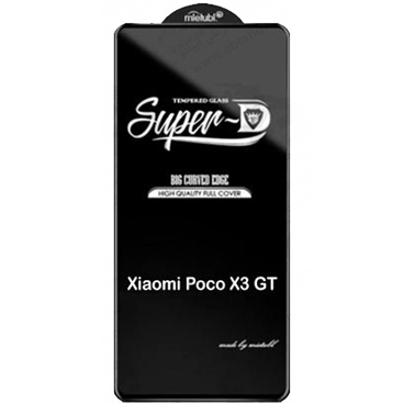 محافظ صفحه نمایش(گلس) Super D گوشی موبایل شیائومی Poco X3 GT-مشکی محافظ صفحه نمایش(گلس) Super D گوشی موبایل شیائومی Poco X3 GT-مشکی