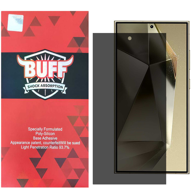 محافظ صفحه نمایش حریم شخصی بوف مدل Silicone-Privacy مناسب برای گوشی موبایل سامسونگ Galaxy S24 Ultra / S23 Ultra / S22 Ultra 