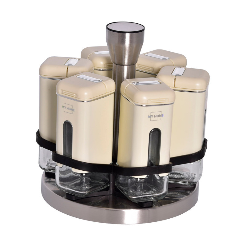 ست جا ادویه 7 پارچه مای هوم کد 440 ست جا ادویه 7 پارچه مای هوم کد 440