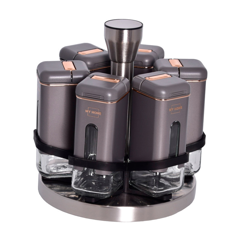 ست جا ادویه 7 پارچه مای هوم طرح ایستاده ست جا ادویه 7 پارچه مای هوم طرح ایستاده