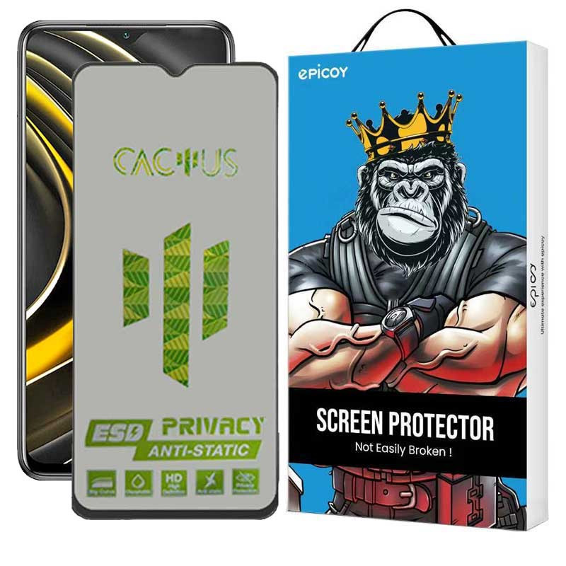 محافظ صفحه نمایش حریم شخصی اپیکوی مدل Cactus-ESD-Privacy مناسب برای گوشی موبایل شیائومی Poco M3 / Poco M2 / Poco M2 Reloaded محافظ صفحه نمایش حریم شخصی اپیکوی مدل Cactus-ESD-Privacy مناسب برای گوشی موبایل شیائومی Poco M3 / Poco M2 / Poco M2 Reloaded