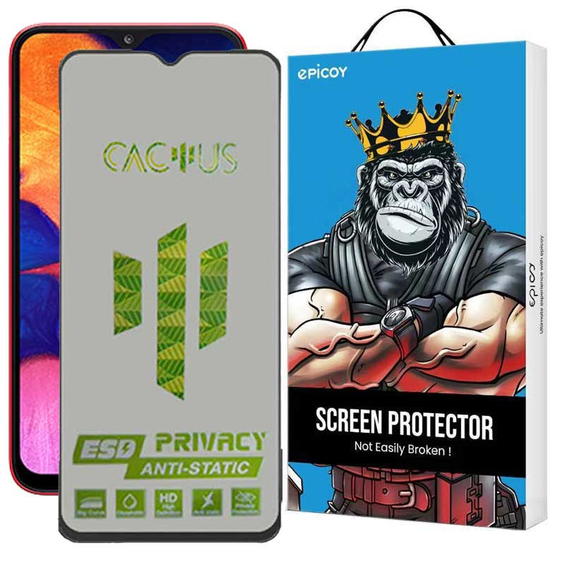محافظ صفحه نمایش حریم شخصی اپیکوی مدل Cactus-ESD-Privacy مناسب برای گوشی موبایل سامسونگ Galaxy A10 محافظ صفحه نمایش حریم شخصی اپیکوی مدل Cactus-ESD-Privacy مناسب برای گوشی موبایل سامسونگ Galaxy A10