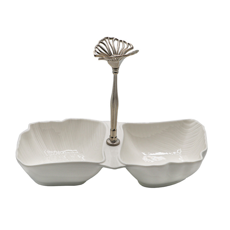 اردوخوری بی.وی.کی مدل 2 خانه طرح Butterfly کد 668122 اردوخوری بی.وی.کی مدل 2 خانه طرح Butterfly کد 668122