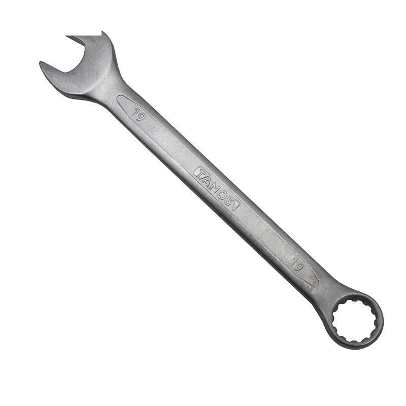 آچار یکسر تخت و یکسر رینگی تانوس مدل SMT-TANS-19-ring-takht سایز 19 میلی متر