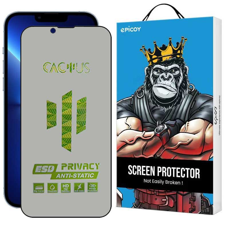 محافظ صفحه نمایش حریم شخصی اپیکوی مدل Cactus-ESD-Privacy مناسب برای گوشی موبایل اپل iPhone 14 Plus / 13 Pro Max محافظ صفحه نمایش حریم شخصی اپیکوی مدل Cactus-ESD-Privacy مناسب برای گوشی موبایل اپل iPhone 14 Plus / 13 Pro Max