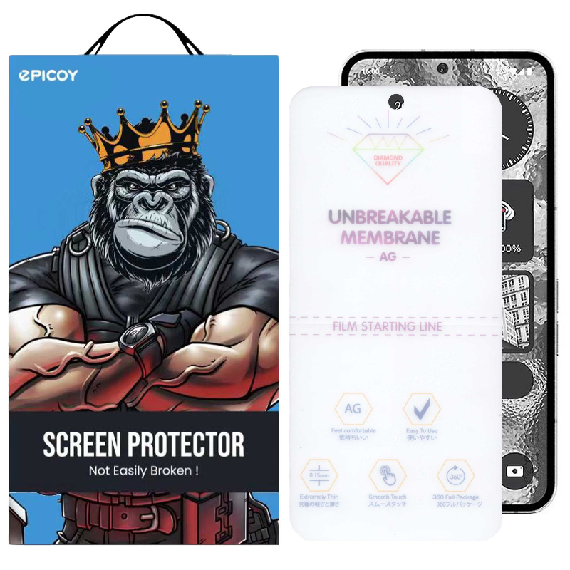 محافظ صفحه نمایش مات اِپیکوی مدل Hydrogel-Matte مناسب برای گوشی موبایل ناتینگ Nothing Phone 2 محافظ صفحه نمایش مات اِپیکوی مدل Hydrogel-Matte مناسب برای گوشی موبایل ناتینگ Nothing Phone 2