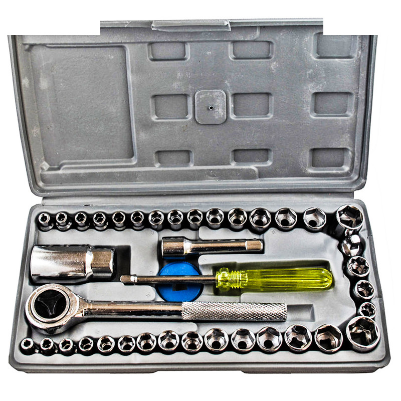 آچار بکس و سری آچار بکس مدل BPRFG - 28 مجموعه 40 عددی آچار بکس و سری آچار بکس مدل BPRFG - 28 مجموعه 40 عددی