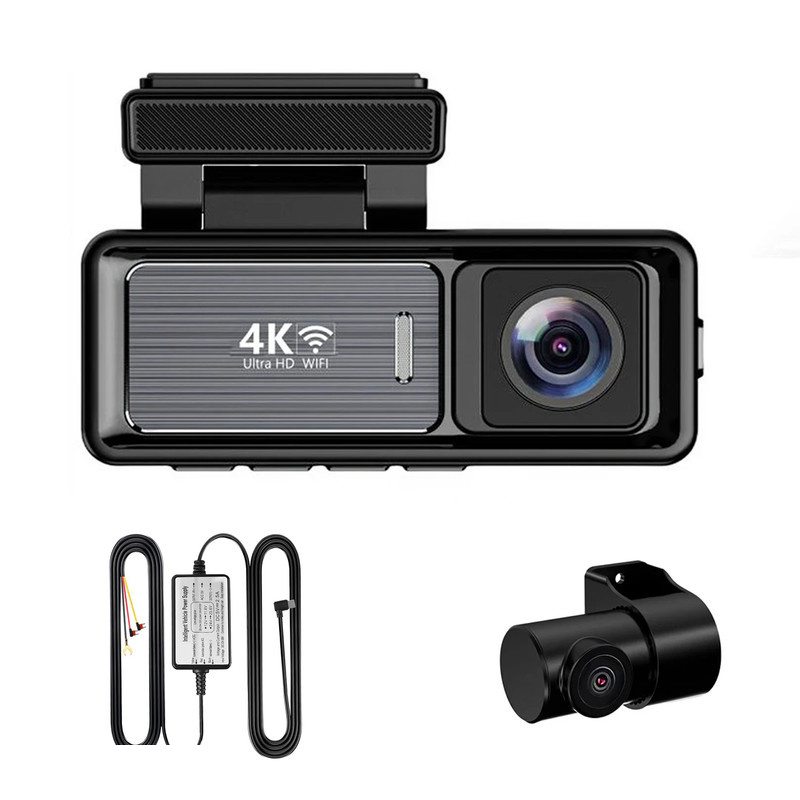 دوربین ثبت وقایع خودرو اتوویژن مدل M6 4K-WiFi به همراه دوربین عقب و کیت برق مستقیم دوربین ثبت وقایع خودرو اتوویژن مدل M6 4K-WiFi به همراه دوربین عقب و کیت برق مستقیم