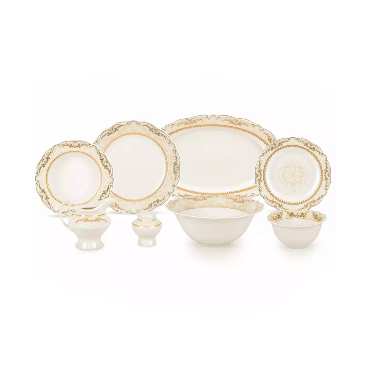 سرویس غذاخوری نیوبن 30 پارچه چینی پردیس مدل همیلتون نلین-رز گلد سرویس غذاخوری نیوبن 30 پارچه چینی پردیس مدل همیلتون نلین-رز گلد