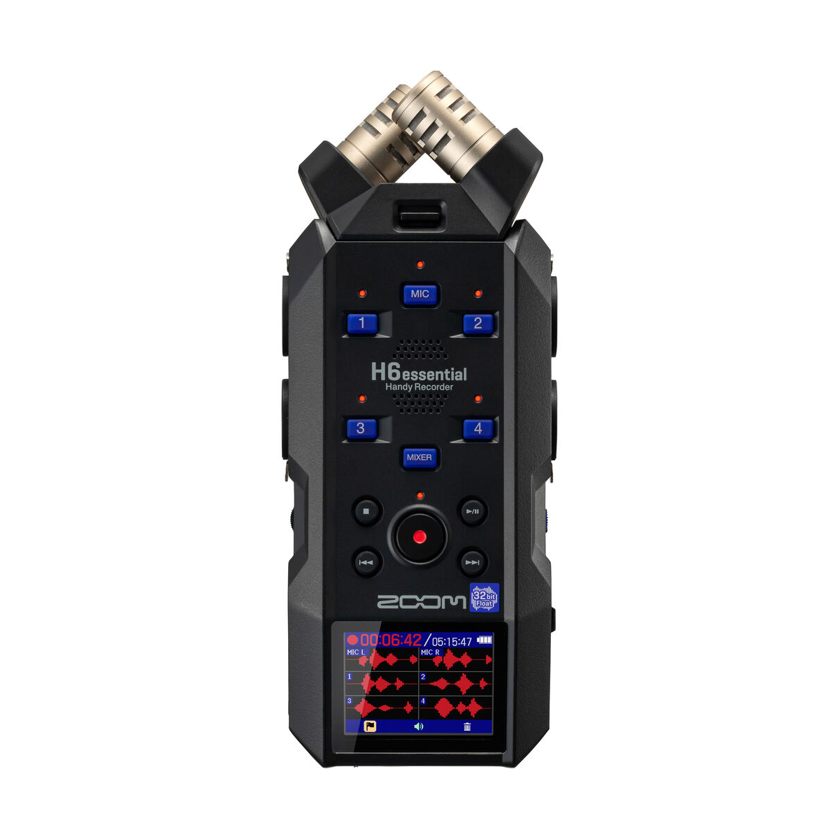 ضبط کننده صدا زوم مدل Zoom H6essential 6-Track 32-Bit Float Audio Recorder ضبط کننده صدا زوم مدل Zoom H6essential 6-Track 32-Bit Float Audio Recorder