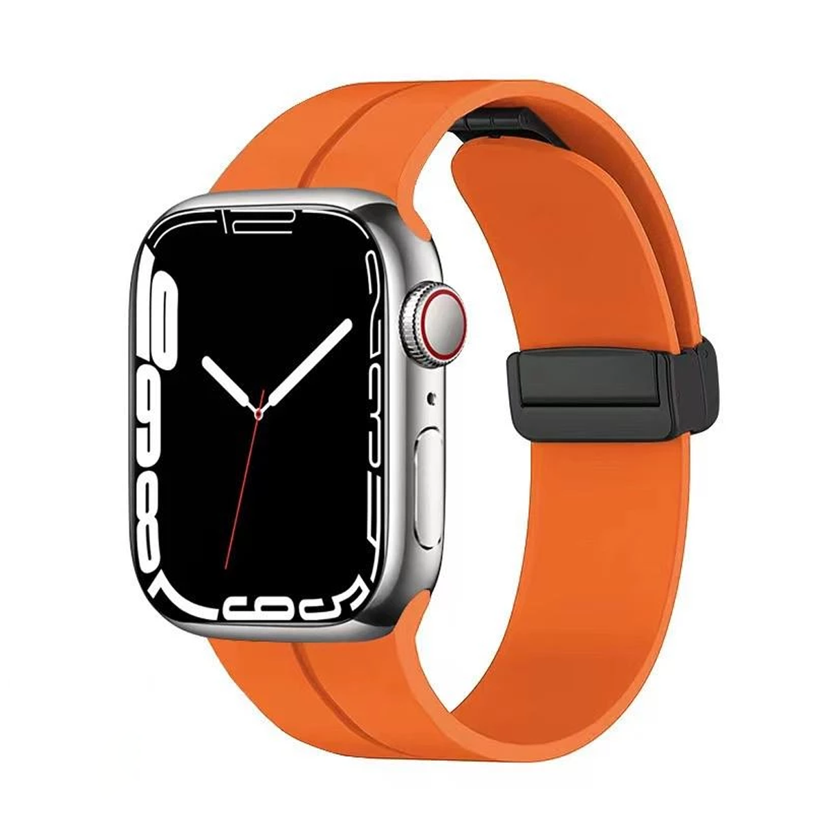 بند ساعت هوشمند اپل واچ 42/44/45/49 میلی متری مدل مگنت 5692-نارنجی بند ساعت هوشمند اپل واچ 42/44/45/49 میلی متری مدل مگنت 5692-نارنجی