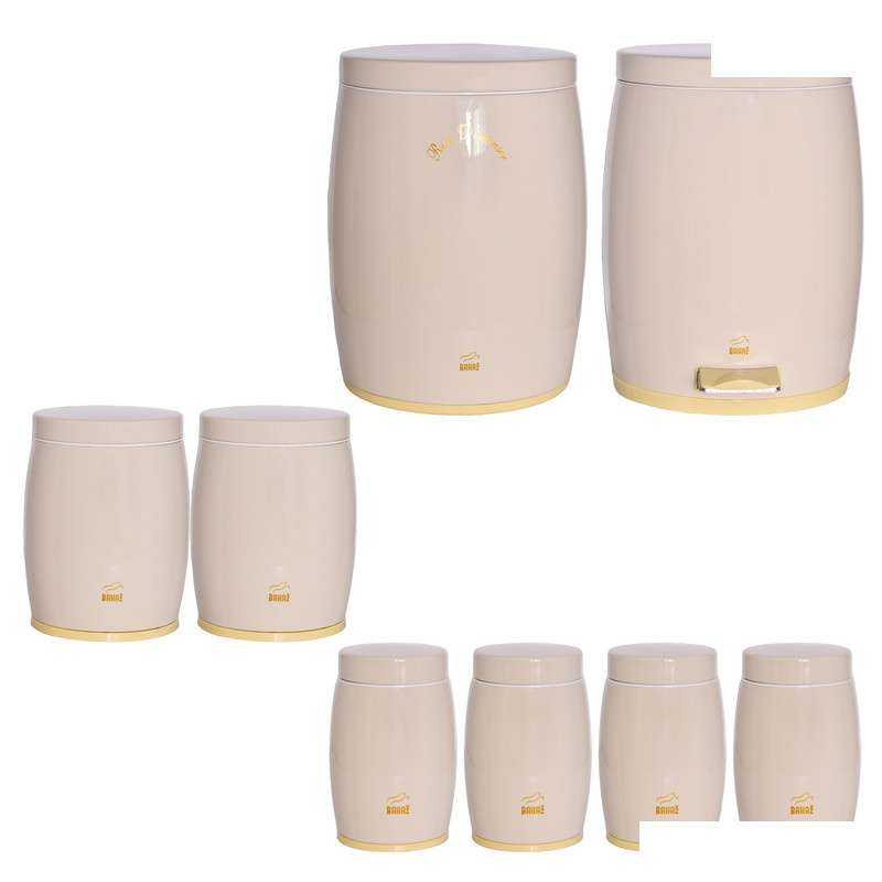 سرویس آشپزخانه 8 پارچه بهاز کالا مدل خمره ای کد 16350101 سرویس آشپزخانه 8 پارچه بهاز کالا مدل خمره ای کد 16350101