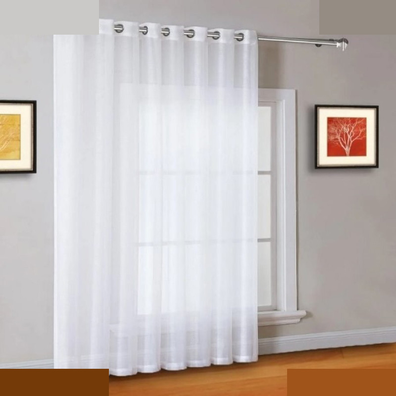 پرده پانچی نوین پرده خورشید مدل حریر ساده سایز 280 × 140 سانتی متر