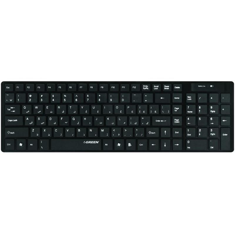 کیبورد بی سیم گرین مدل GK-101W