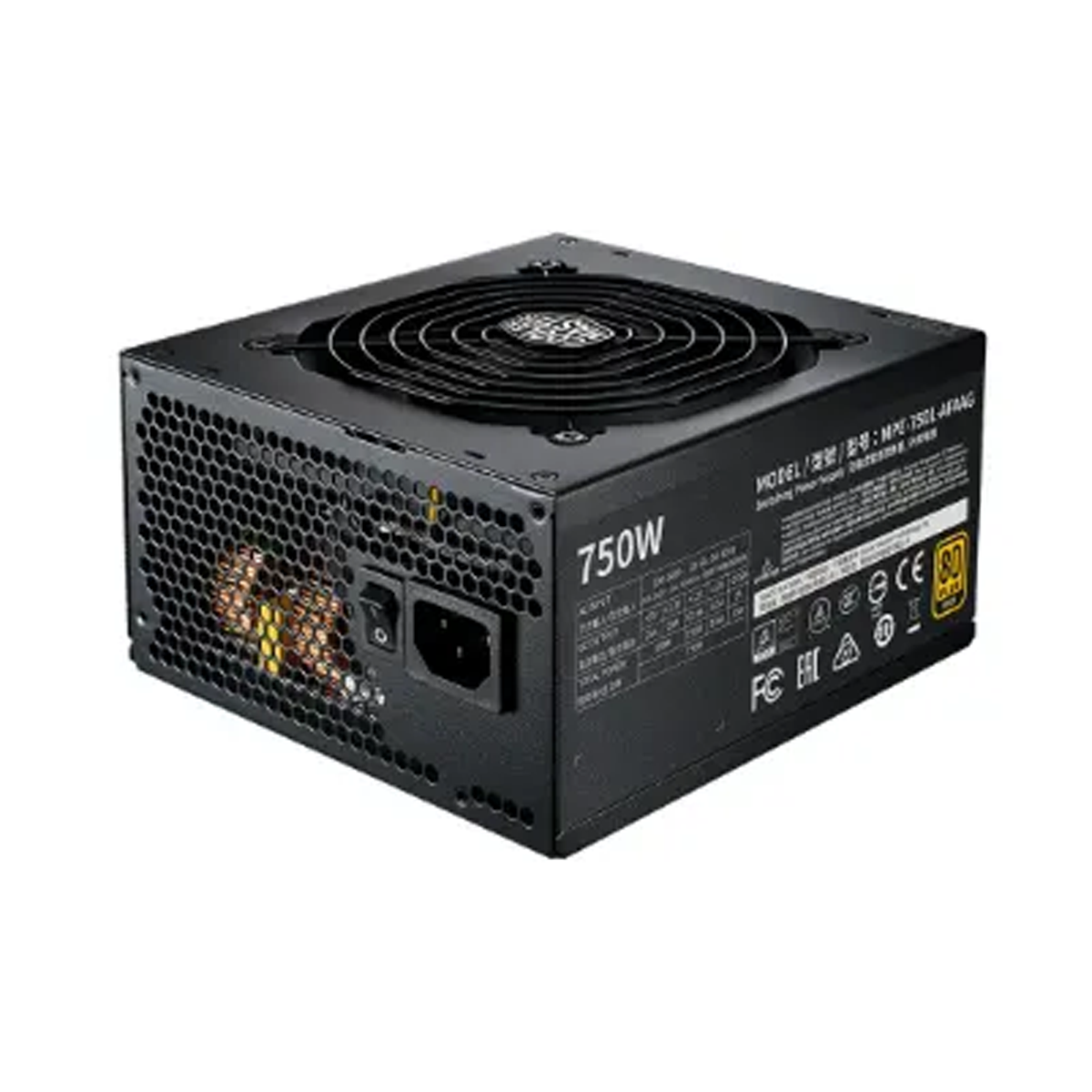 پاور کامپیوتر کولر مستر مدل MWE Gold 750 V2 Full Modular-مشکی پاور کامپیوتر کولر مستر مدل MWE Gold 750 V2 Full Modular-مشکی