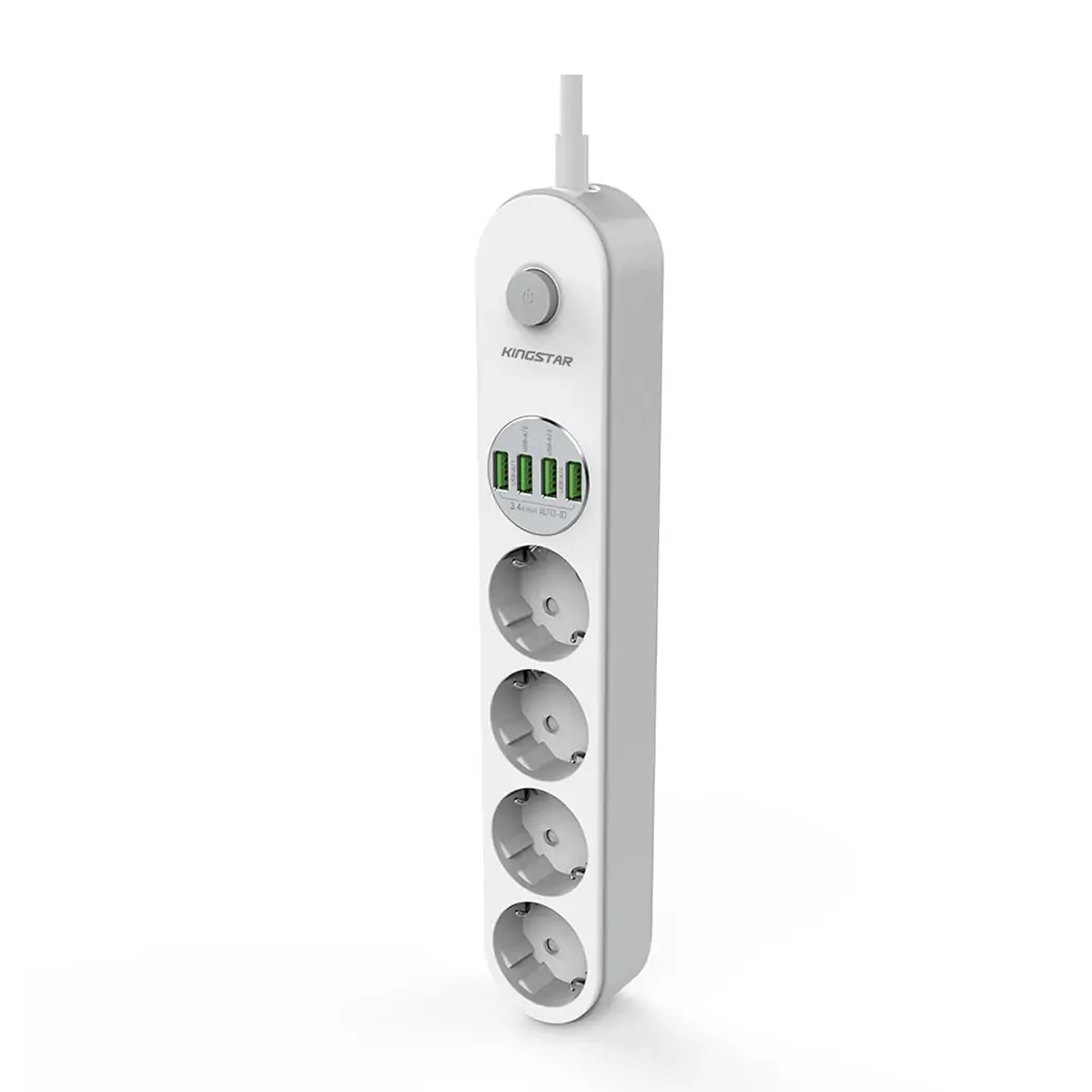 چند راهی برق کینگ استار مدل KPS5120-سفید چند راهی برق کینگ استار مدل KPS5120-سفید