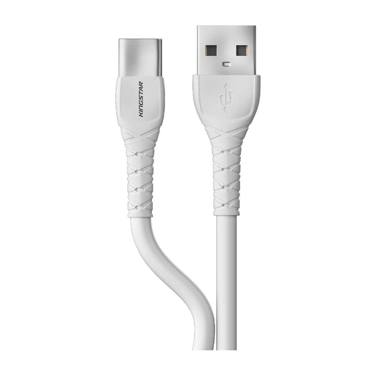 کابل تایپ سی کینگ استار مدل K520C طول 25 سانتی متر-سفید کابل تایپ سی کینگ استار مدل K520C طول 25 سانتی متر-سفید
