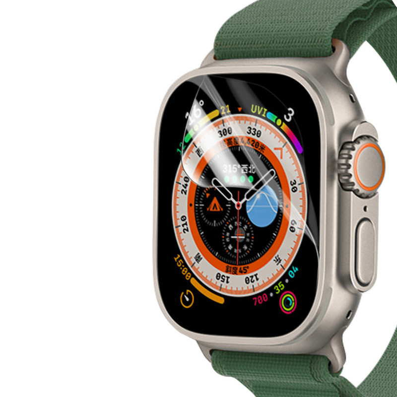 گلس اپل واچ 49 میلی متری کوتتسی مدل 24007-بی رنگ شفاف گلس اپل واچ 49 میلی متری کوتتسی مدل 24007-بی رنگ شفاف