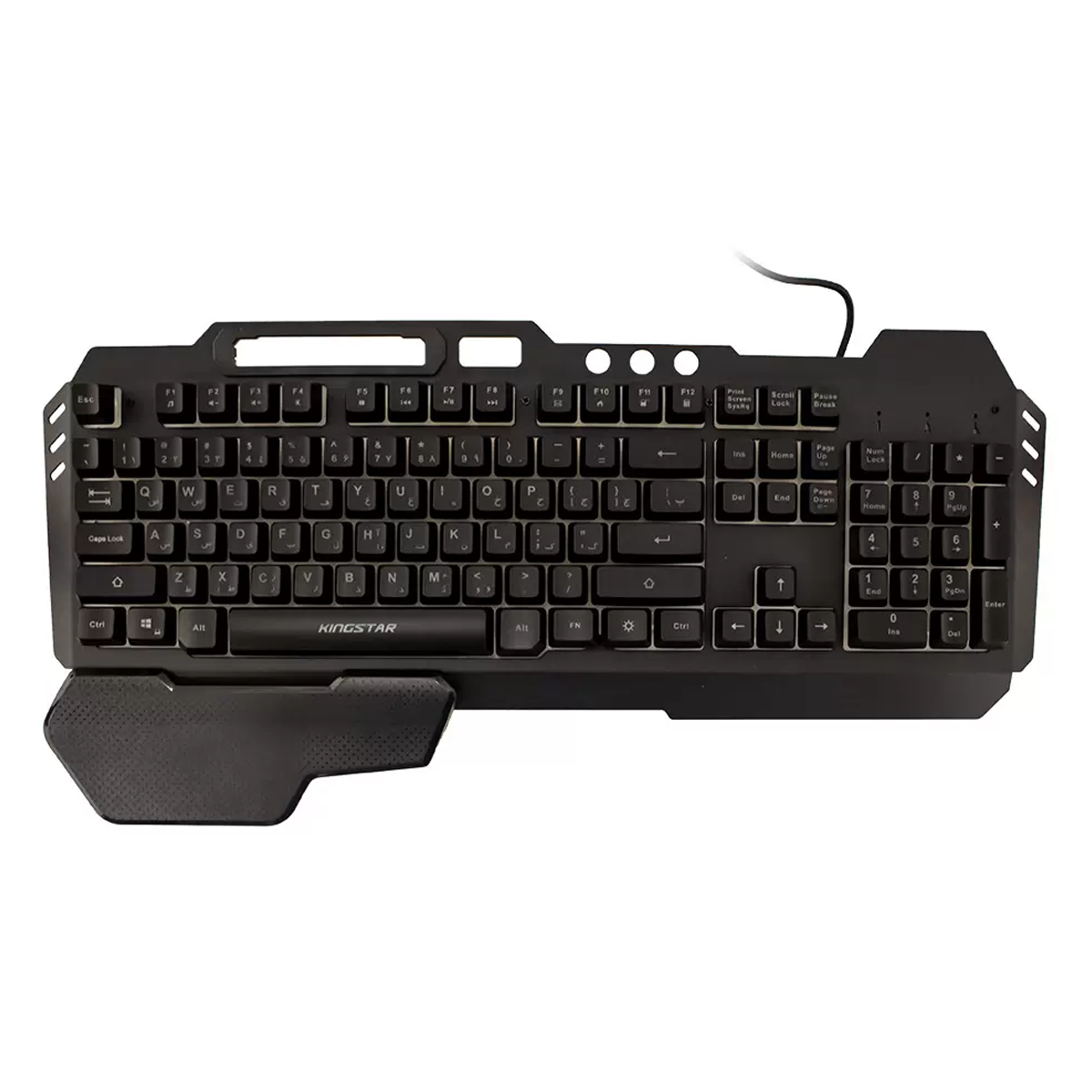 کیبورد کینگ استار مدل KB155G مخصوص بازی-مشکی کیبورد کینگ استار مدل KB155G مخصوص بازی-مشکی
