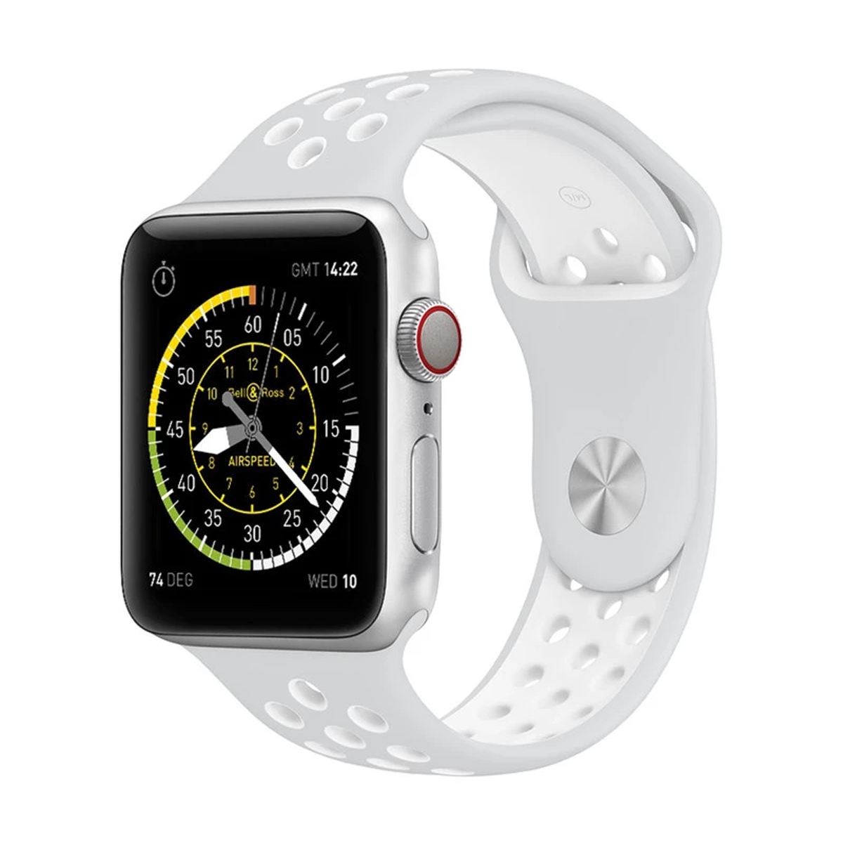 بند اپل واچ 38/40/41 میلی متری کوتتسی مدل WH5216 W12-سفید بند اپل واچ 38/40/41 میلی متری کوتتسی مدل WH5216 W12-سفید