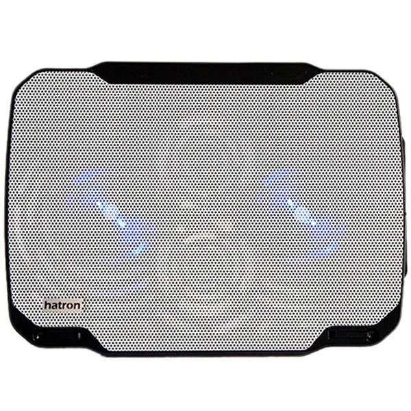 پایه خنک کننده لپ تاپ هترون مدل HCP080-نقرهای پایه خنک کننده لپ تاپ هترون مدل HCP080-نقرهای