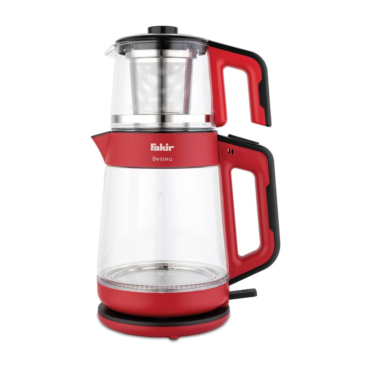 چای ساز فکر مدل BESTEA-قرمز - مشکی چای ساز فکر مدل BESTEA-قرمز - مشکی