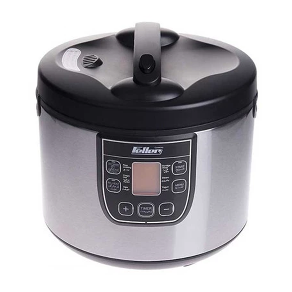 پلوپز ۸ نفره فلر مدل RC90-مشکی نقره ای پلوپز ۸ نفره فلر مدل RC90-مشکی نقره ای