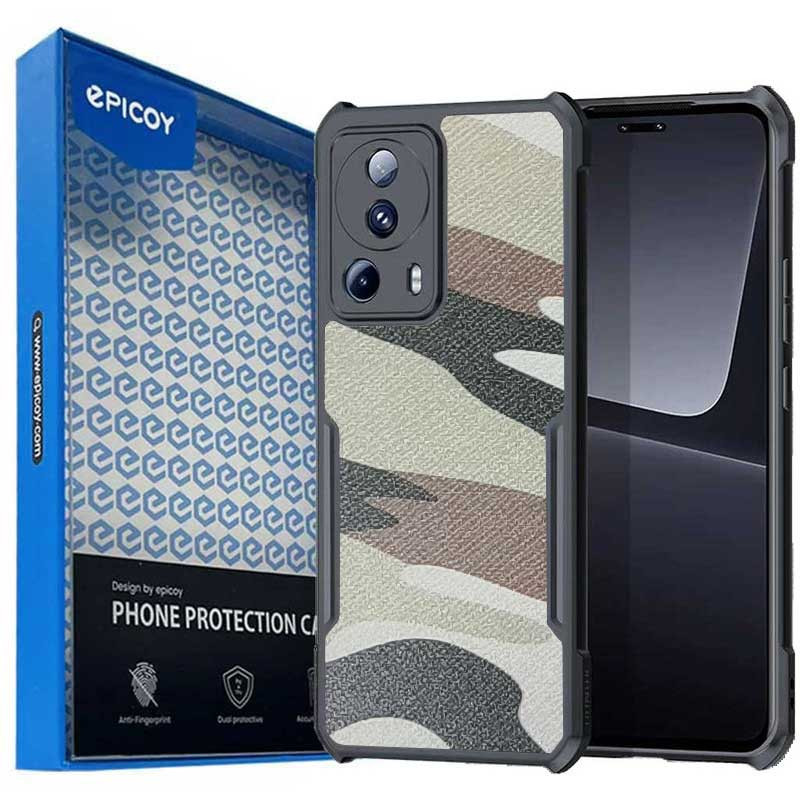 کاور گوشی شیائومی 13 Lite اپیکوی مدل Xundd Camouflage-طوسی ارتشی کاور گوشی شیائومی 13 Lite اپیکوی مدل Xundd Camouflage-طوسی ارتشی