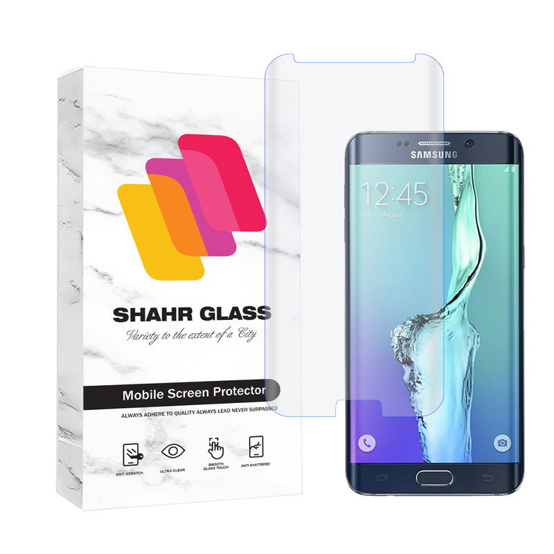 محافظ صفحه نمایش یووی شهر گلس مدل UVLIGHTSH مناسب برای گوشی موبایل سامسونگ Galaxy S6 edge-بی رنگ محافظ صفحه نمایش یووی شهر گلس مدل UVLIGHTSH مناسب برای گوشی موبایل سامسونگ Galaxy S6 edge-بی رنگ