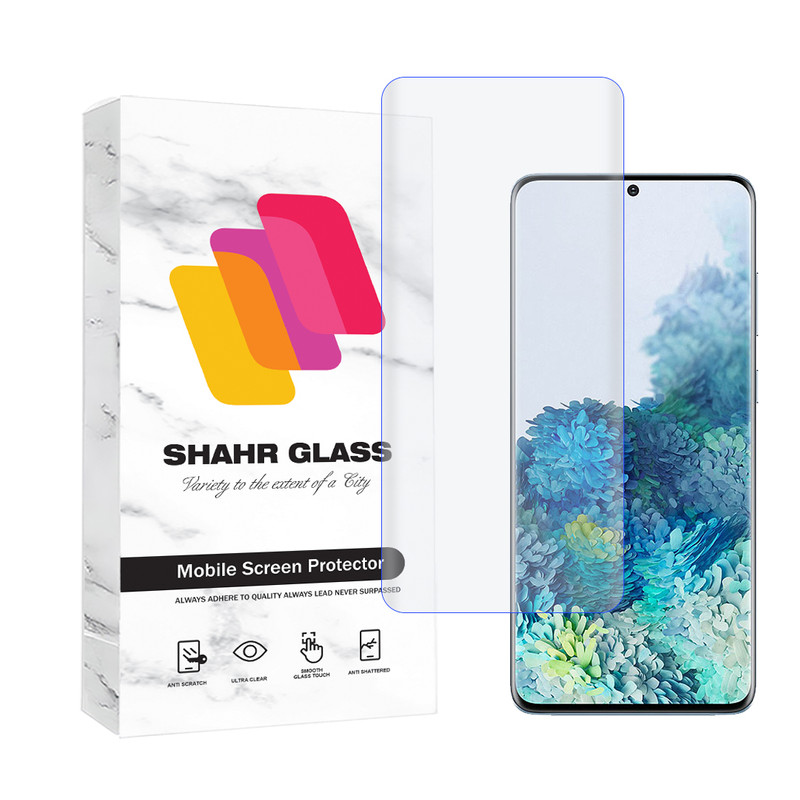 محافظ صفحه نمایش یووی شهر گلس مدل UVLIGHTSH مناسب برای گوشی موبایل سامسونگ Galaxy S20 Plus 4G - Galaxy S20 Plus 5G-بی رنگ محافظ صفحه نمایش یووی شهر گلس مدل UVLIGHTSH مناسب برای گوشی موبایل سامسونگ Galaxy S20 Plus 4G - Galaxy S20 Plus 5G-بی رنگ
