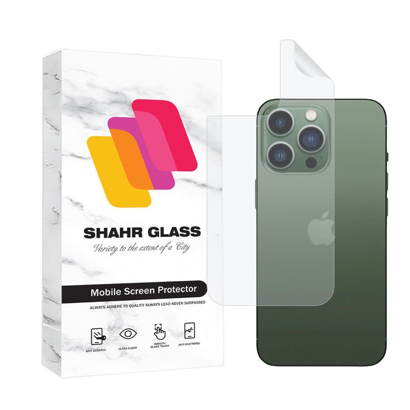 محافظ پشت گوشی شهر گلس مدل NANOMTSH مناسب برای گوشی موبایل اپل iPhone 13 Pro Max-بی رنگ محافظ پشت گوشی شهر گلس مدل NANOMTSH مناسب برای گوشی موبایل اپل iPhone 13 Pro Max-بی رنگ