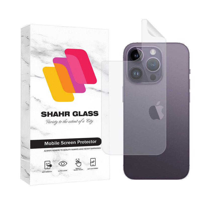 محافظ پشت گوشی شهر گلس مدل NANOMTSH مناسب برای گوشی موبایل اپل iPhone 14 Pro Max-بی رنگ محافظ پشت گوشی شهر گلس مدل NANOMTSH مناسب برای گوشی موبایل اپل iPhone 14 Pro Max-بی رنگ