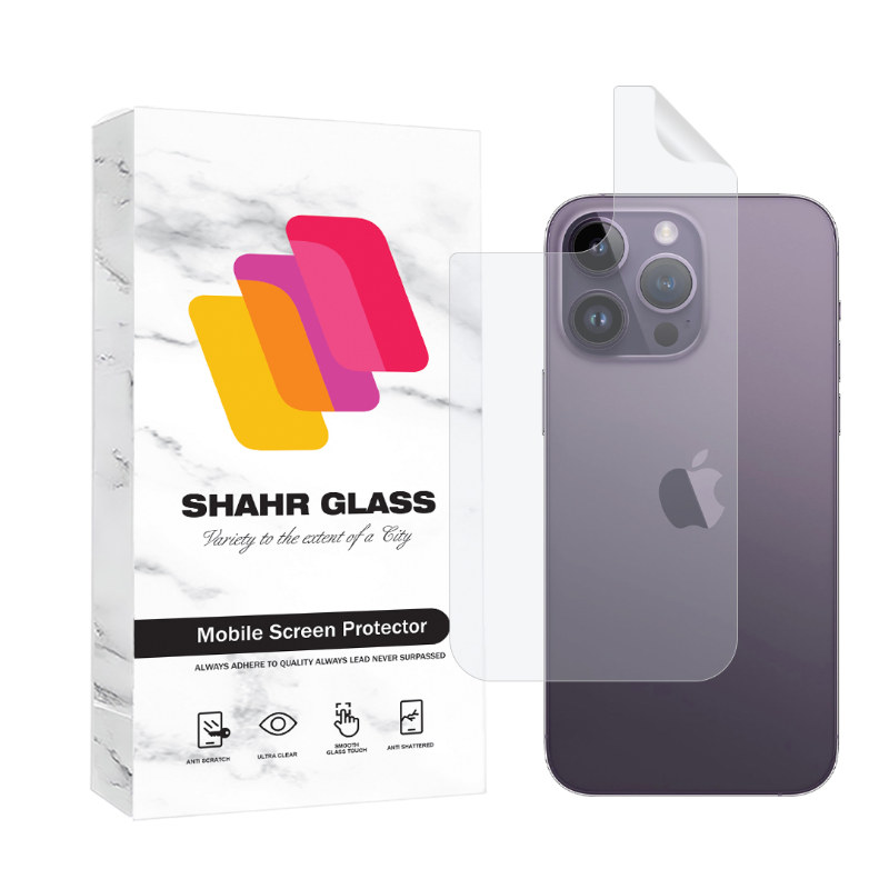 محافظ پشت گوشی شهر گلس مدل NANOMTSH مناسب برای گوشی موبایل اپل iPhone 14 Pro-بی رنگ محافظ پشت گوشی شهر گلس مدل NANOMTSH مناسب برای گوشی موبایل اپل iPhone 14 Pro-بی رنگ