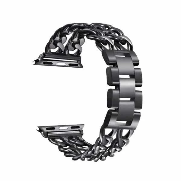 بند اپل واچ 42-44-45 میلی متری مدل 2Line-طلایی بند اپل واچ 42-44-45 میلی متری مدل 2Line-طلایی