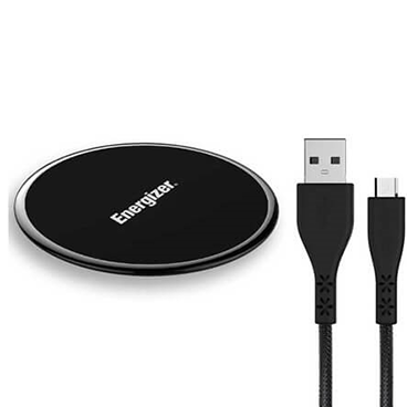شارژر بی سیم انرجایزر GHARGING PAD 10W+ MICRO USB CABLE  شارژر بی سیم انرجایزر GHARGING PAD 10W+ MICRO USB CABLE