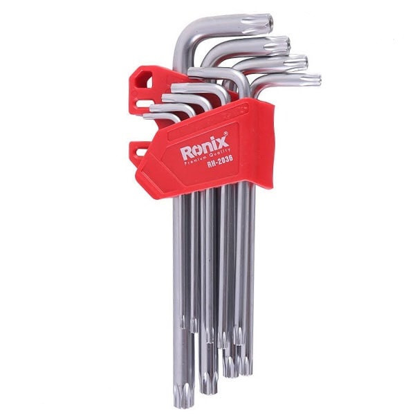 ست آچار آلن ستاره ای رونیکس 9 عددی مدل 2036-RH