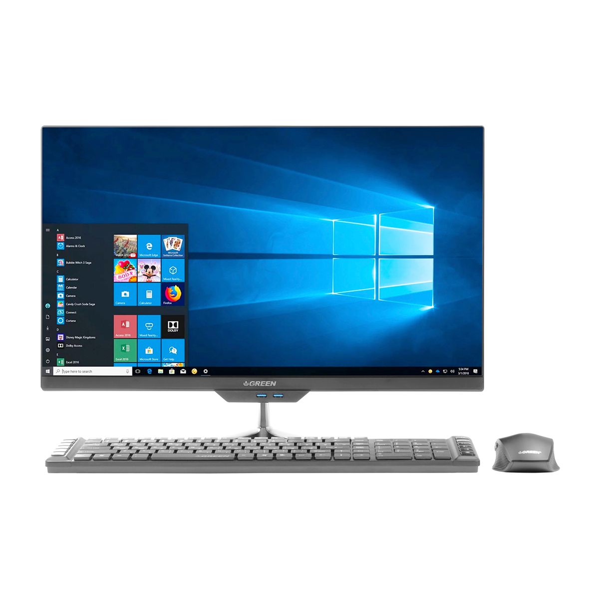 کامپیوتر All in One گرین 23.8 اینچی مدل GX624-i58S i5 12400 8GB 512GB کامپیوتر All in One گرین 23.8 اینچی مدل GX624-i58S i5 12400 8GB 512GB