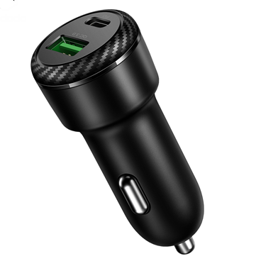 شارژر فندکی PD+QC شارژ سریع مک دودو 38 وات -مشکی شارژر فندکی PD+QC شارژ سریع مک دودو 38 وات -مشکی