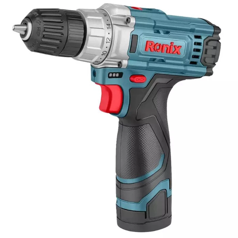 پیچ گوشتی شارژی رونیکس 12 ولت مدل 8613-چند رنگ  پیچ گوشتی شارژی رونیکس 12 ولت مدل 8613-چند رنگ