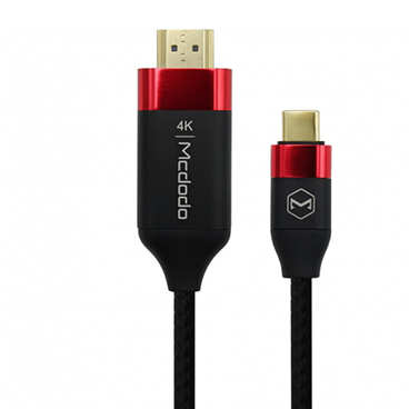 کابل تبدیل Type-C to HDMI مک دودو مدل CA-588 به طول 2 متر-مشکی کابل تبدیل Type-C to HDMI مک دودو مدل CA-588 به طول 2 متر-مشکی