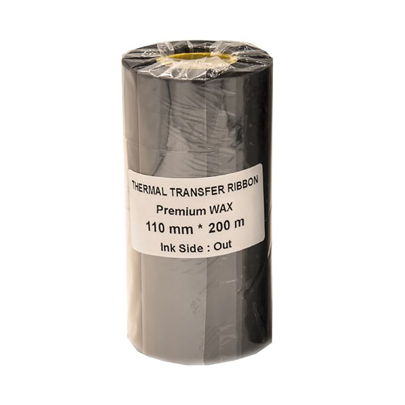 ریبون پرینتر لیبل زن مدل WAX PREMIUM 110mm x 200m ریبون پرینتر لیبل زن مدل WAX PREMIUM 110mm x 200m