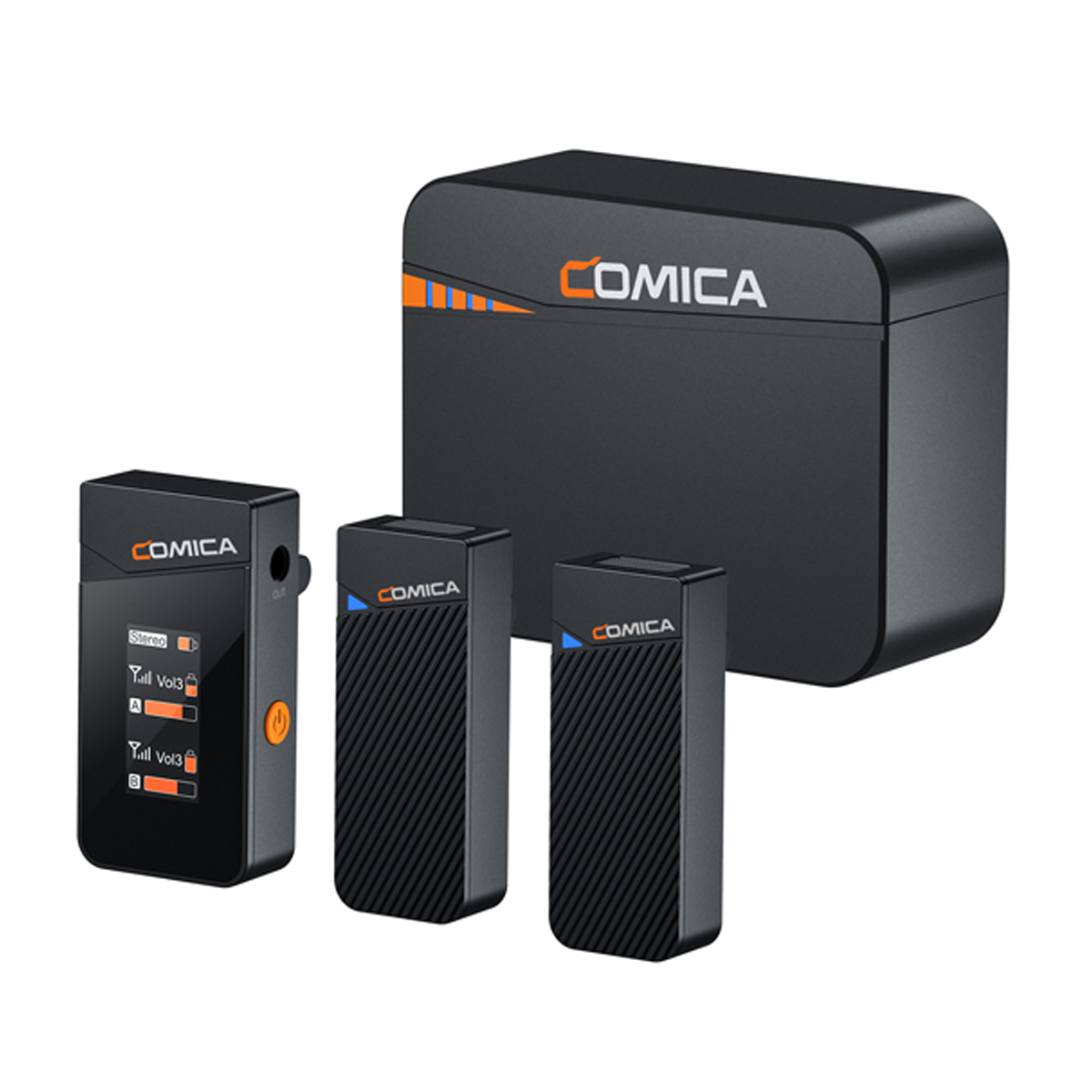 ست میکروفن بی سیم کامیکا مدل Vimo C3-مشکی ست میکروفن بی سیم کامیکا مدل Vimo C3-مشکی