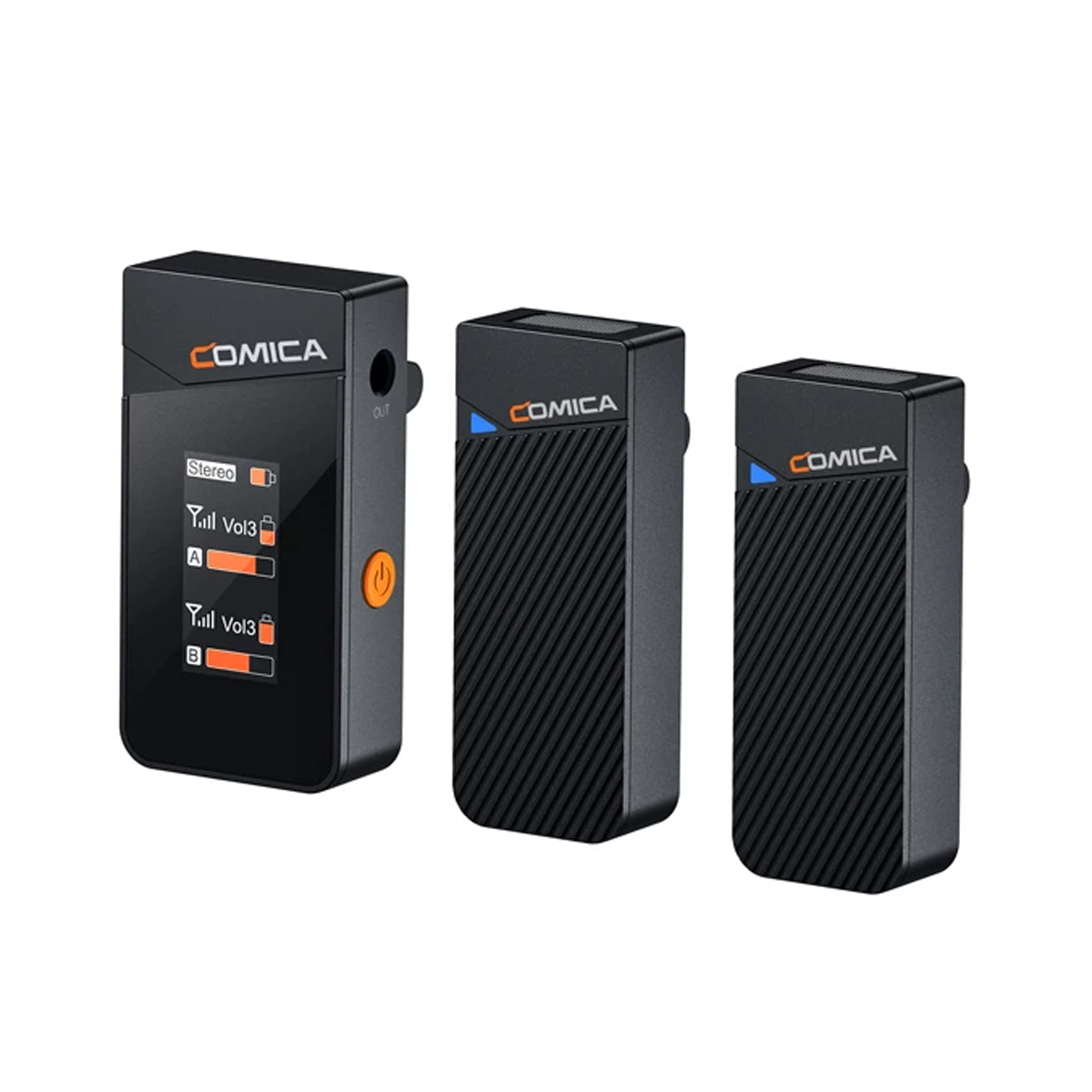 ست میکروفن بی سیم کامیکا مدل Vimo C2-مشکی ست میکروفن بی سیم کامیکا مدل Vimo C2-مشکی