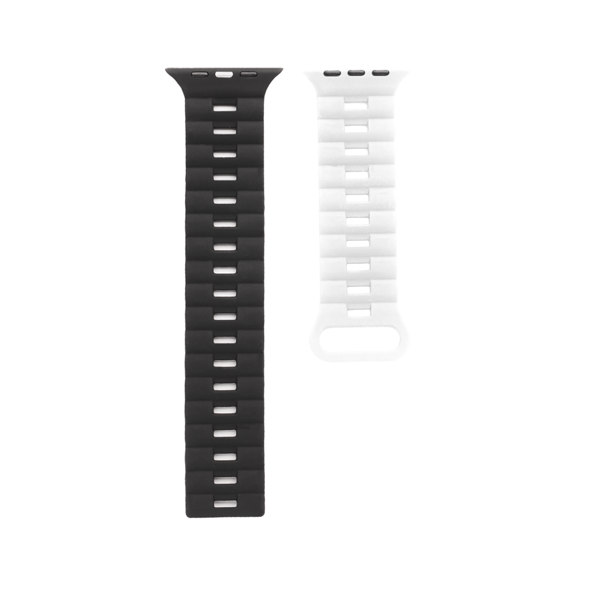 بند اپل واچ 42-44-45-49 میلی متری یوشیتا مدل سیلیکون دورنگ-دو رنگ مشکی سفید بند اپل واچ 42-44-45-49 میلی متری یوشیتا مدل سیلیکون دورنگ-دو رنگ مشکی سفید