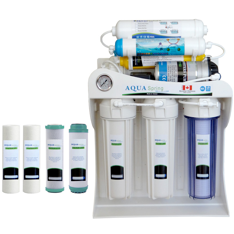 دستگاه تصفیه کننده آب آکوآ اسپرینگ مدل AQ-SF2400 به همراه فیلتر دستگاه تصفیه کننده آب بسته 4 عددی-سفید دستگاه تصفیه کننده آب آکوآ اسپرینگ مدل AQ-SF2400 به همراه فیلتر دستگاه تصفیه کننده آب بسته 4 عددی-سفید